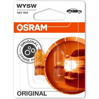 Osram Original - Wedge Base - WY5W - 12V Extra Light Lamp - 2 -Pack
