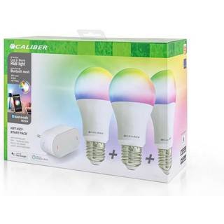 Caliber E27 Smart Home starterpack LED-pærer hvid/multi