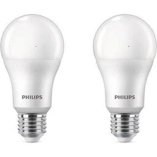 Fordelspakke 2x Philips Pære LED E27 Pære Matt 13W 1521lm - 840 Kold Hvid
