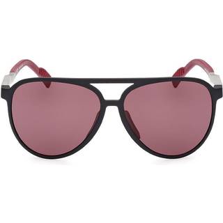 Adidas Sport Unisex SP0060 02S Solbriller Injiceret Sort-opaque Rød Firkantet Normal