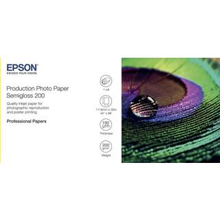 Epson Production - photo paper - semi-glossy - 1 roll(s) - Roll (111.8 cm x 30 m) - 200 g/m²