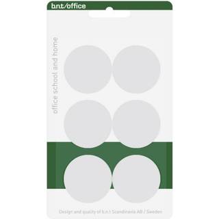Office Magneter til whiteboard 30mm. 6 stk, hvid