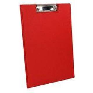 Q-connect clipboard m/forside A4 rød
