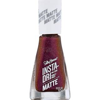 Sally Hansen Insta Dri Matte Metallics Burned Wine 0,31 fl oz (pakke med 1)