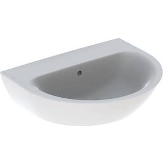 Geberit Renova håndvask: B=60cm, T=48cm, Hanehul=Uden, Overløb=Synlig, Hvid