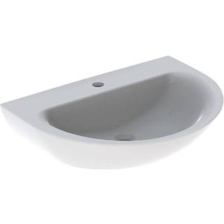 Geberit Renova håndvask: B=70cm, T=52cm, Hanehul=Midtpå, Overløb=Uden, Hvid