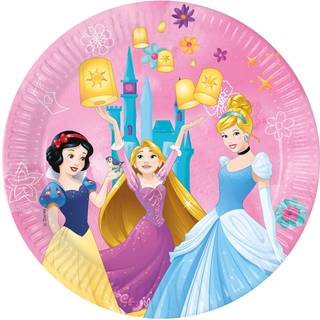 Disney Prinsesser paptallerkner 8 stk.