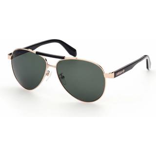 Adidas Mand OR0063 28N Solbriller Metal Guld Grøn Pilot Normal