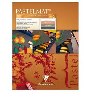 Clarefontaine Pastelmat nr. 2 pastelblok 18×24 cm, 12 ark, 360 g/m²
