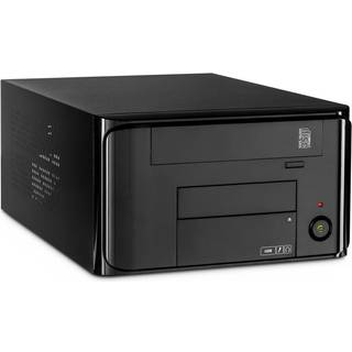 INTER-TECH MI-008 ITX Ultralille formfaktor Mini ITX Ingen strømforsyning Sort