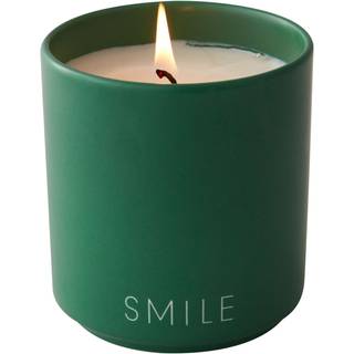 Design Letters Design Letters duftlys Ø8 cm Smile, grass green