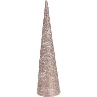 Juletræ Gylden Varm hvid Ø 20 X 80 CM (3 enheder)