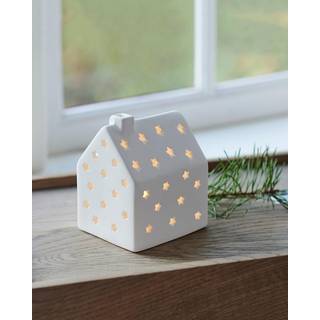 Sirius Janet Hus Lille, H10cm ,Hvid