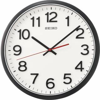 Seiko Vægur i sort med Quiet Sweep Ø31 cm