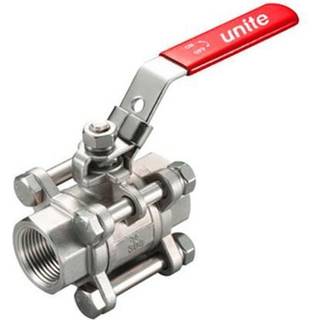 Unite kuglehane 4" 3-delt muffe/muffe AISI 316