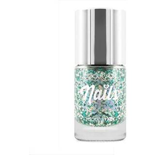 Beauty UK Glitter Nail Polish - Aurora Dream Green
