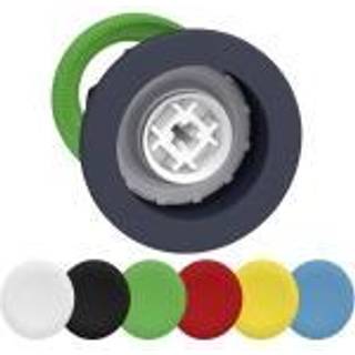 Schneider Trykknap flush m/linser i 6 farver