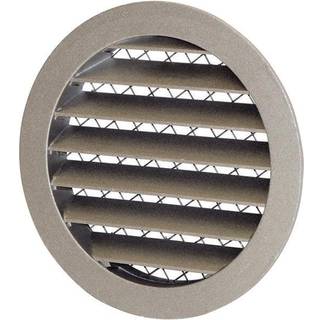 Eurovent ventilationsrist aluminium, ø100mm - ø315mm - Ø 125