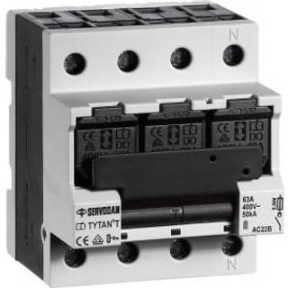NIKO TYTAN gruppeafbryder 2-63A 3P+N, bulk 45 stk. 61-024/B