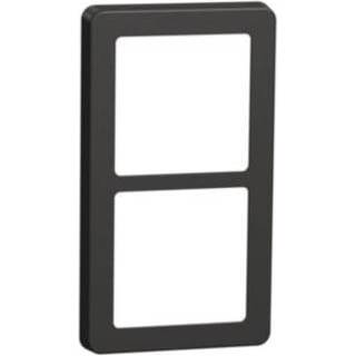 FUGA Base 63 Designramme 2x1 Modul - Koksgrå