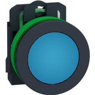 Schneider Lampe flush komplet blå led 24v