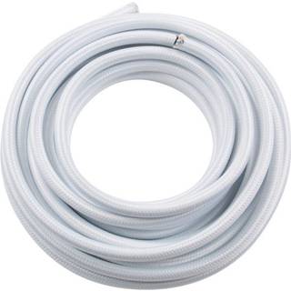 Stofledning u/jord 5 meter - hvid