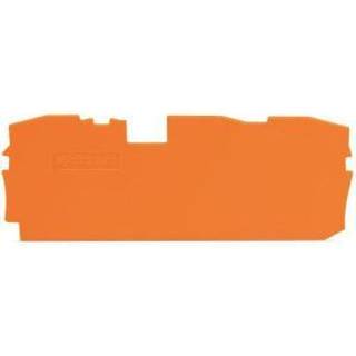 Wago Ende- og mellemplade 1 mm, orange