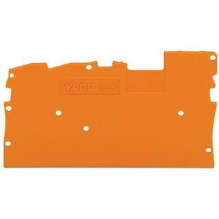 Wago Ende / mellemplade 1 MM orange