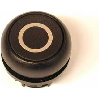Eaton Trykknap, ø 22 mm, plastic, sort, ip67