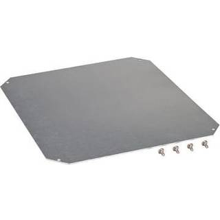 Fibox Montagepladeelforsinket stål,for 500x500