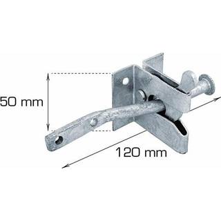 Glipfald med skruer 120 x 50 mm galvaniseret