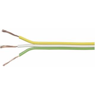TRU COMPONENTS 1567054 Tråd 3 x 0.14 mm² Gul, Hvid, Grøn 25 m
