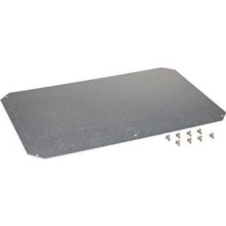 Fibox Montagepladeelforsinket stål,for 800x600