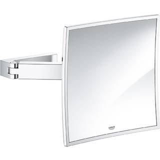 Grohe Selection Cube spejl til barbering og make-up, 3x forstørrelse, vægmonteret
