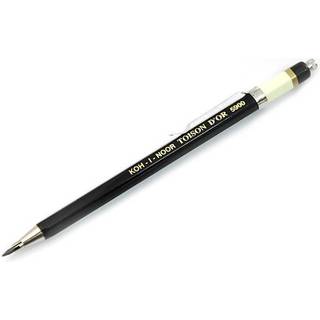 Koh-i-Noor Toison d'Or Lead Holder med klip 2mm x 120mm bly Black 1 hver (5900CN1005KK)