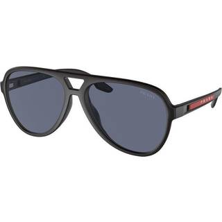Prada Linea Rossa PS06WS DG009R 59 Solbriller Mænd Black - Black Rubber - 59mm