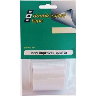 Dobbeltklæbende tape PSP Double Sided, 50 mm x 5 meter, transparent