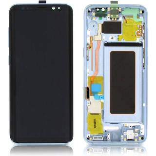 Blå Samsung Galaxy S8 LCD-skærm