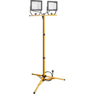 LED Abejdslys med teleskopisk Tre-fod (2x 50W)
