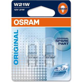 OSRAM ORIGINAL - KILEFODSTYKKE - W21W - W3x16D Hjælpepære