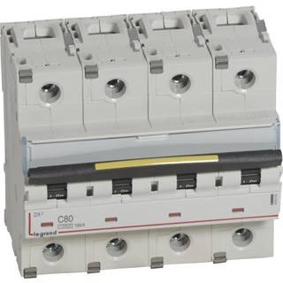 LEGRAND DX³ MCB automatsikring C80 4pol 6M 10000/16KA