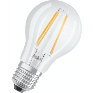 OSRAM LED LAMP RUND CLEAR (60) E27 DIM VARM HVID