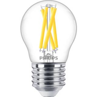 Philips LED pære Classic Krone 3,4W/922-927 (40W) Klar WarmGlow Dæmpbar E27