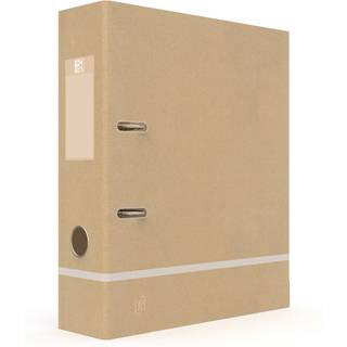 Oxford Touareg brevordner A4 2R 80mm beige/hvid