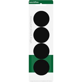 BNT Kontormagnet, Sort Ø40 mm. (4-pak)
