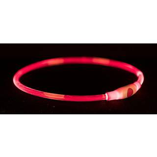 Trixie USB Flash Light Ring L-XL: 65 cm/ø 8 mm Red