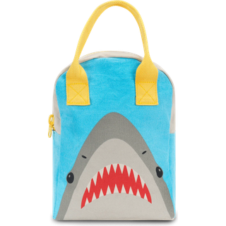 Fluf Zipper Lunch Bag - Shark