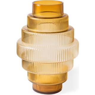 POLSPOTTEN Steps vase L 50 cm Dark green