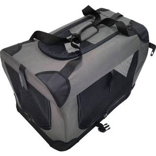 Transportbur Foldbar XXXL 102x69x69 cm grå
