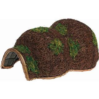 Pindsvinehus - Robust og vandtæt hule til pindsvin i naturligt look.